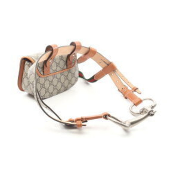 Gucci Bamboo Belt Bag Waist Body Leather Beige Brown - Picture 2 of 7